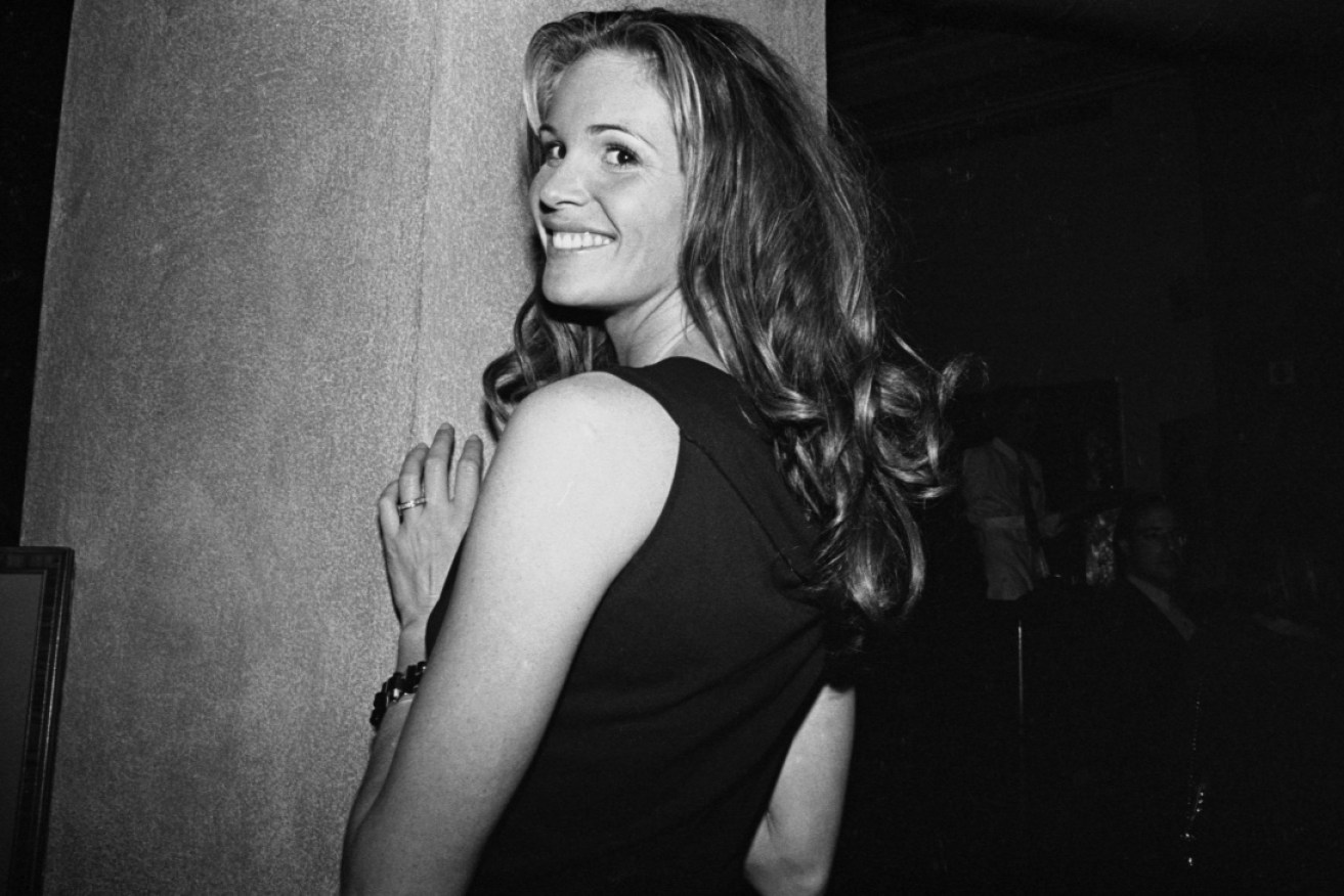 Elle Macpherson poses for a photo in 1994 at a party in New York City.