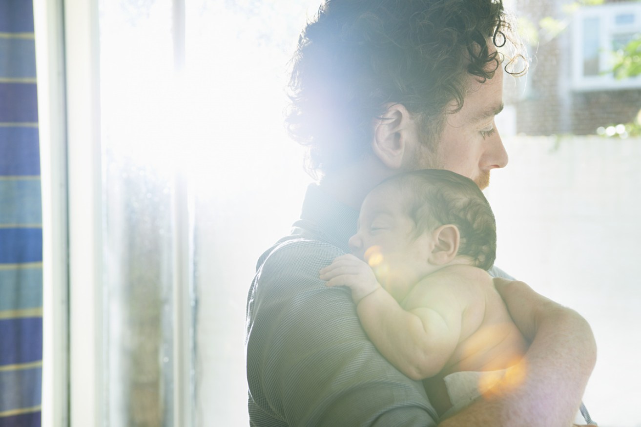 It may go unnoticed that a new father is struggling with depression until he begins to appear on edge or showing mood swings.