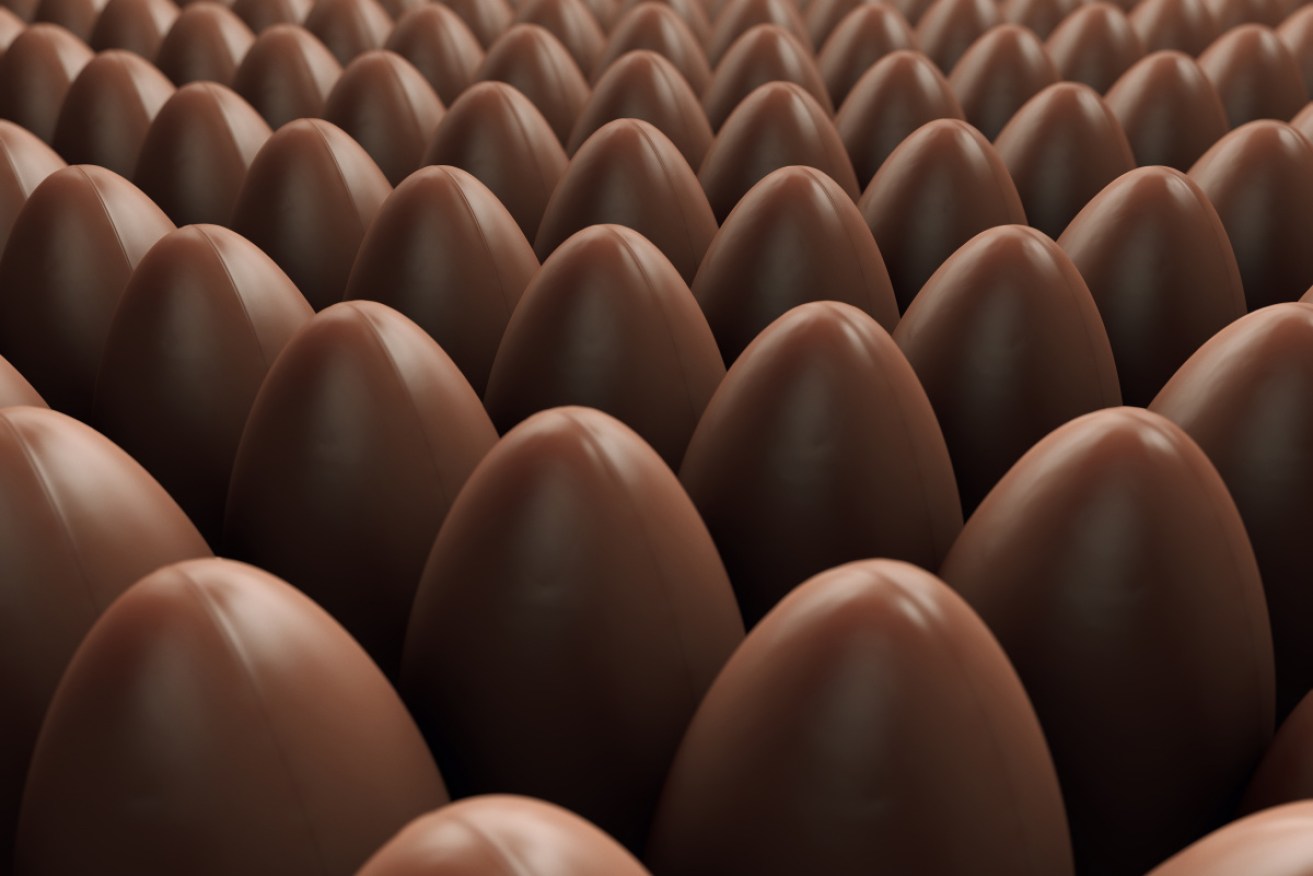 Small and dark chocolate eggs are better for you.