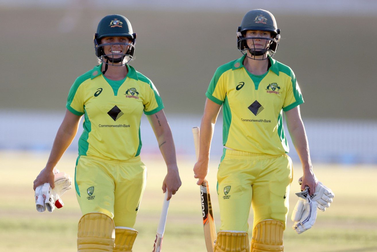 Ashleigh Gardner and Ellyse Perry were two of the brightest lights in a team of stars. <i>Photo: AAP</i>