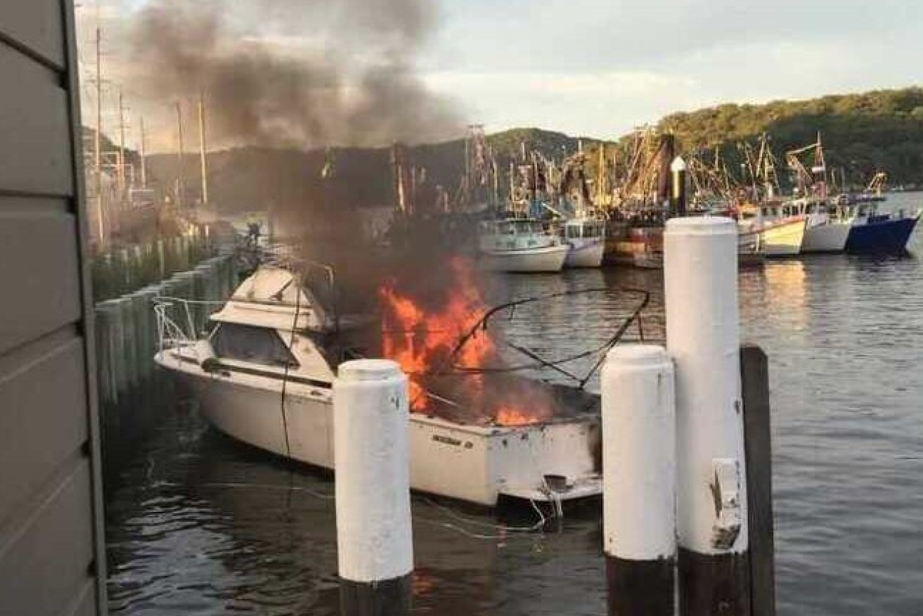 An Easter Sunday outing on the Hawkesbury River ends in disaster after eight people injured in a boat explosion.