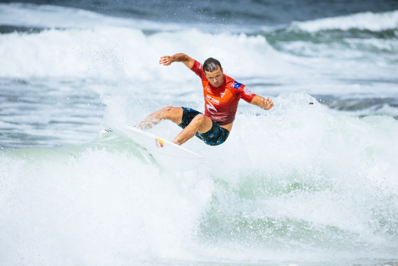 Julian Wilson of Australia during round 1 of the Newcastle Cup WSL event in Newcastle.
