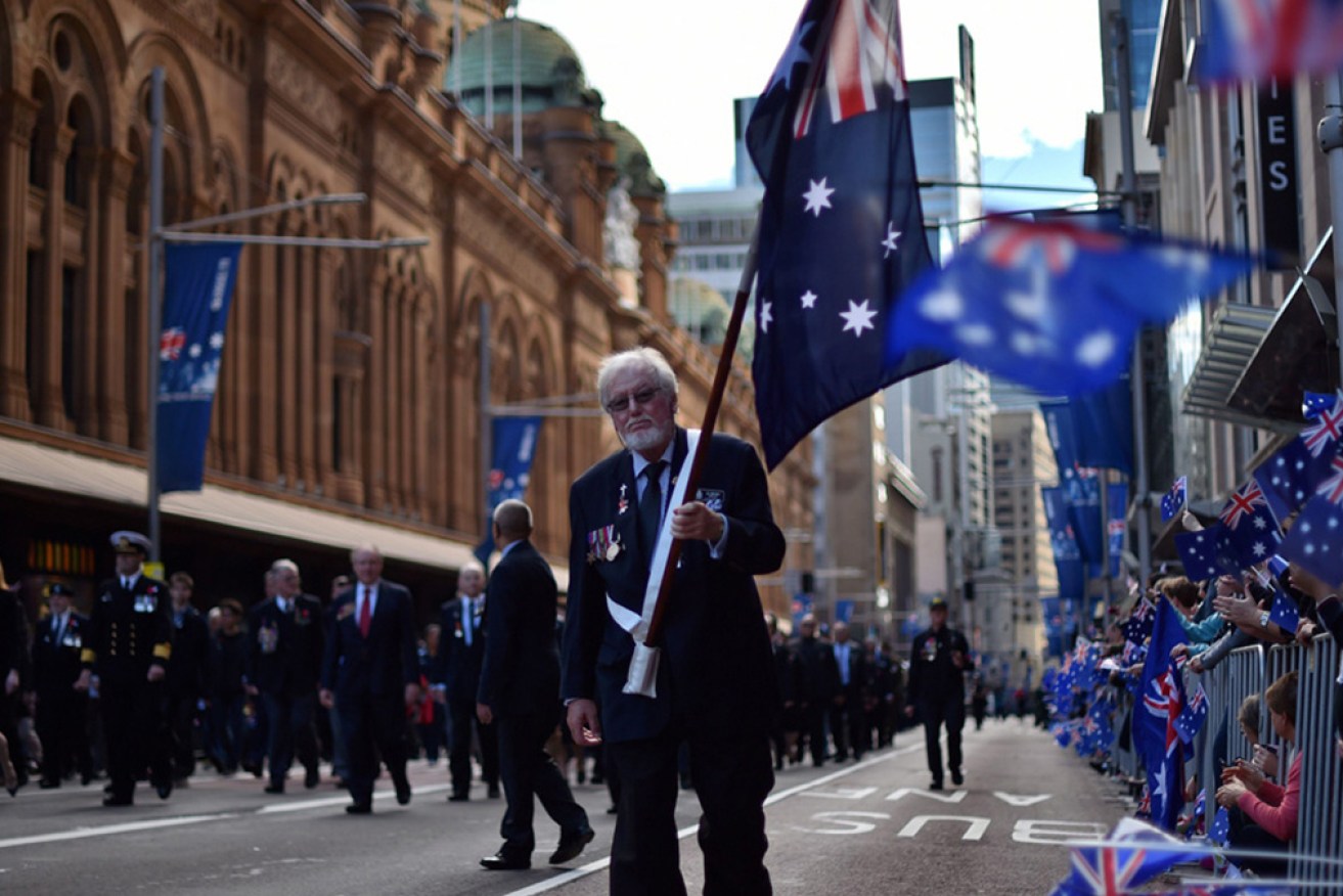 COVID's shrinking threat means Sydney's Anzac Day march and gatherings can return.Photo: AAP
