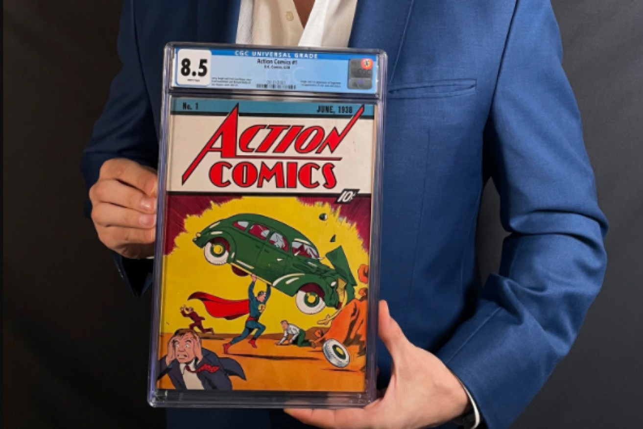 The comic, published in 1938, explores Superman's orgin story.