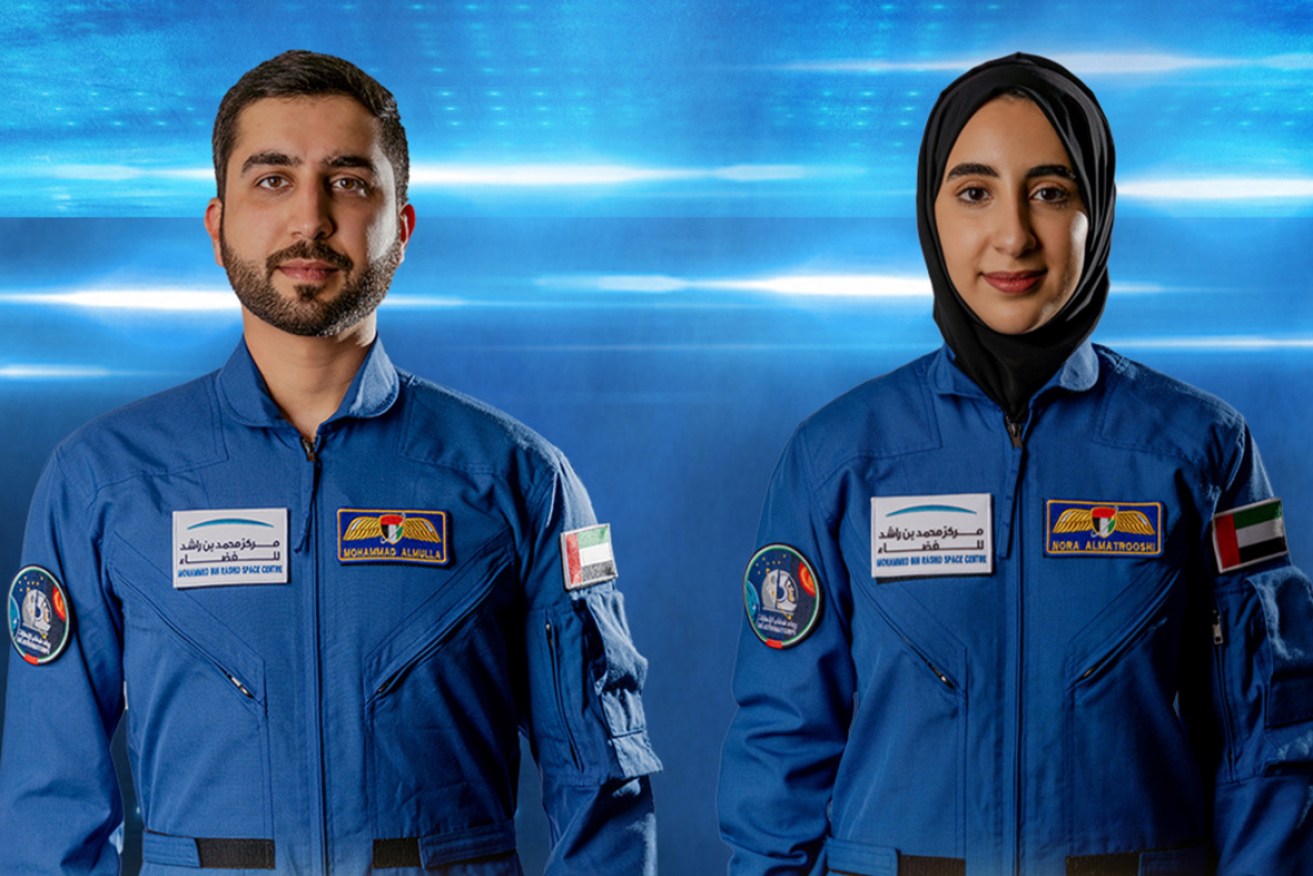 Mohammed al-Mulla and Noura al-Matroushi have been named as astronauts for the UAE's space program.