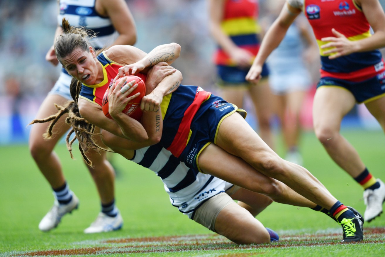 Chelsea Randall was ruled out of the grand final due to AFL concussion protocols.