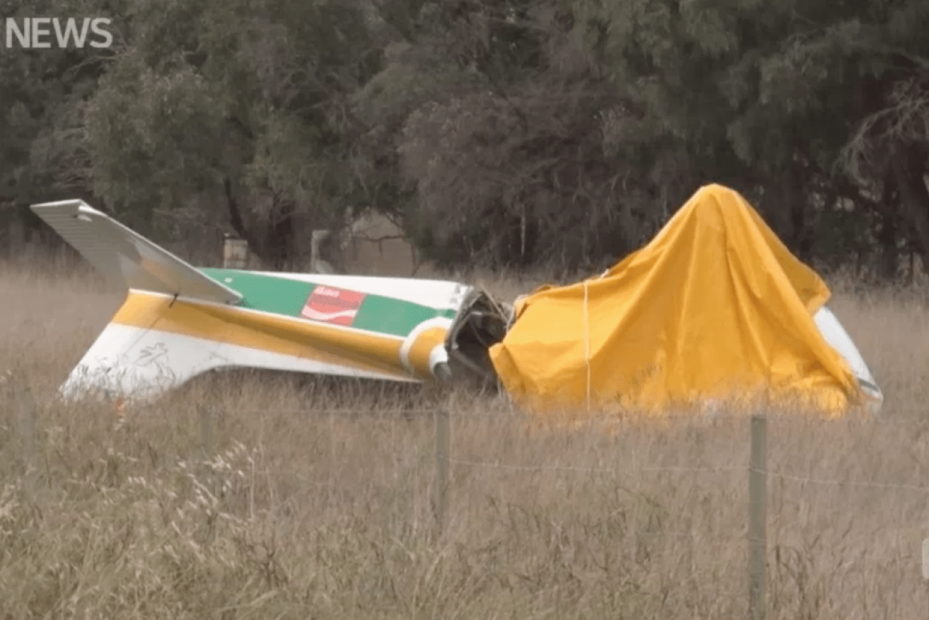 The pair aboard the plane were conducting aerial inspections of electricity networks.