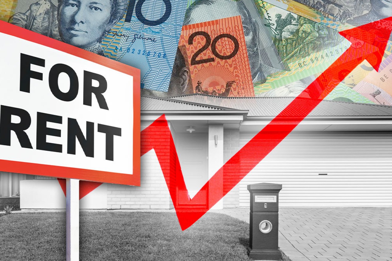 Rent prices are increasing about three times faster than wages.