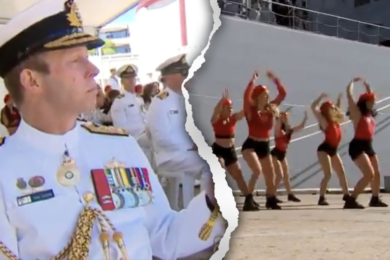 The ABC has backtracked on footage it broadcast from a naval event, after a barrage of complaints. 