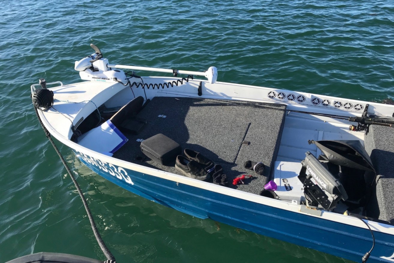 Brisbane man Trent Riley is believed to have fallen overboard from this boat in Moreton Bay.
