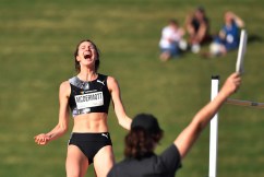 Nicola McDermott clears 2.00m at Olympic trials