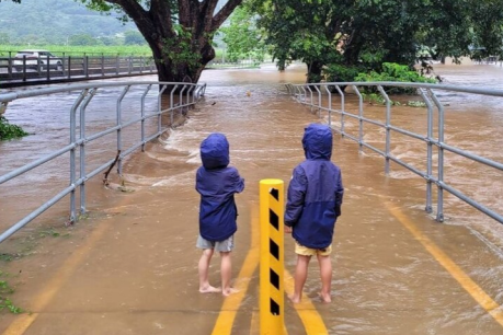 Roads cut, rivers overflow as FNQ cops a drenching – with more on the way