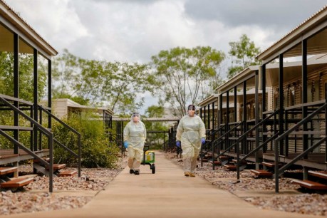 Commonwealth begins handover of Howard Springs quarantine facility to NT government