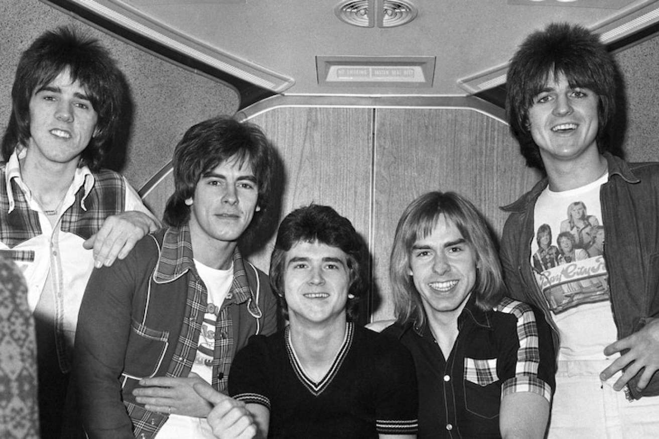 Les McKeown, centre, was the lead singer of the Bay City Rollers.