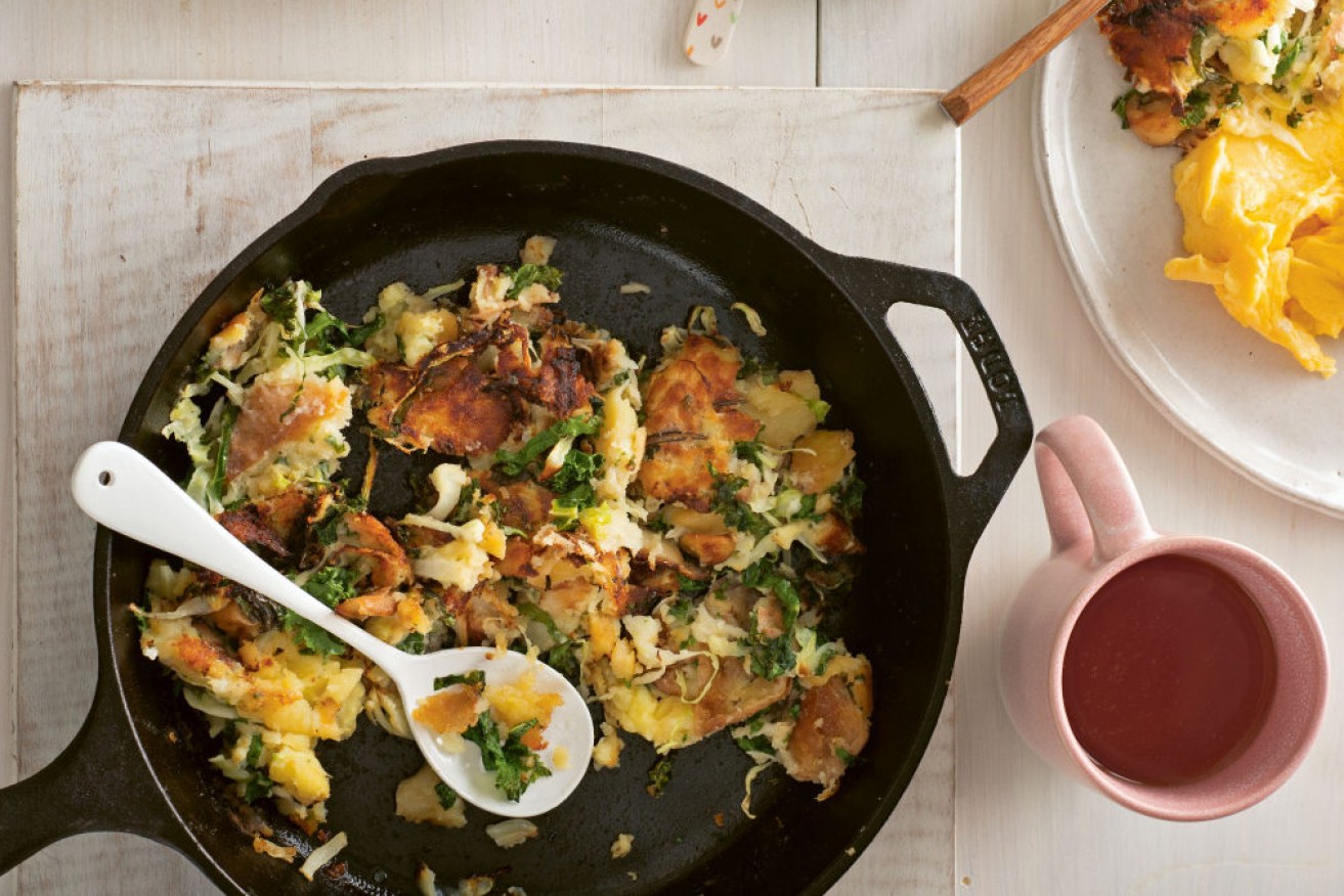 Pam Brook's bubble and squeak is an easy, kid-friendly meal. 