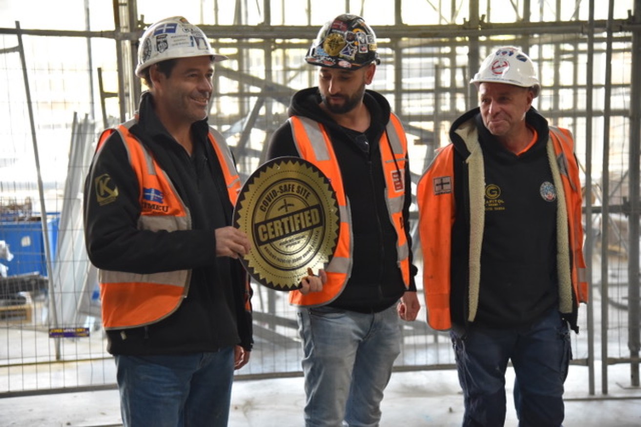 "COVID-19 Gold Standard Site” accreditation will require a COVID-SAFE plan to be approved by the workplace’s Safety Committee and certified by the Building Industry Liaison Officer.