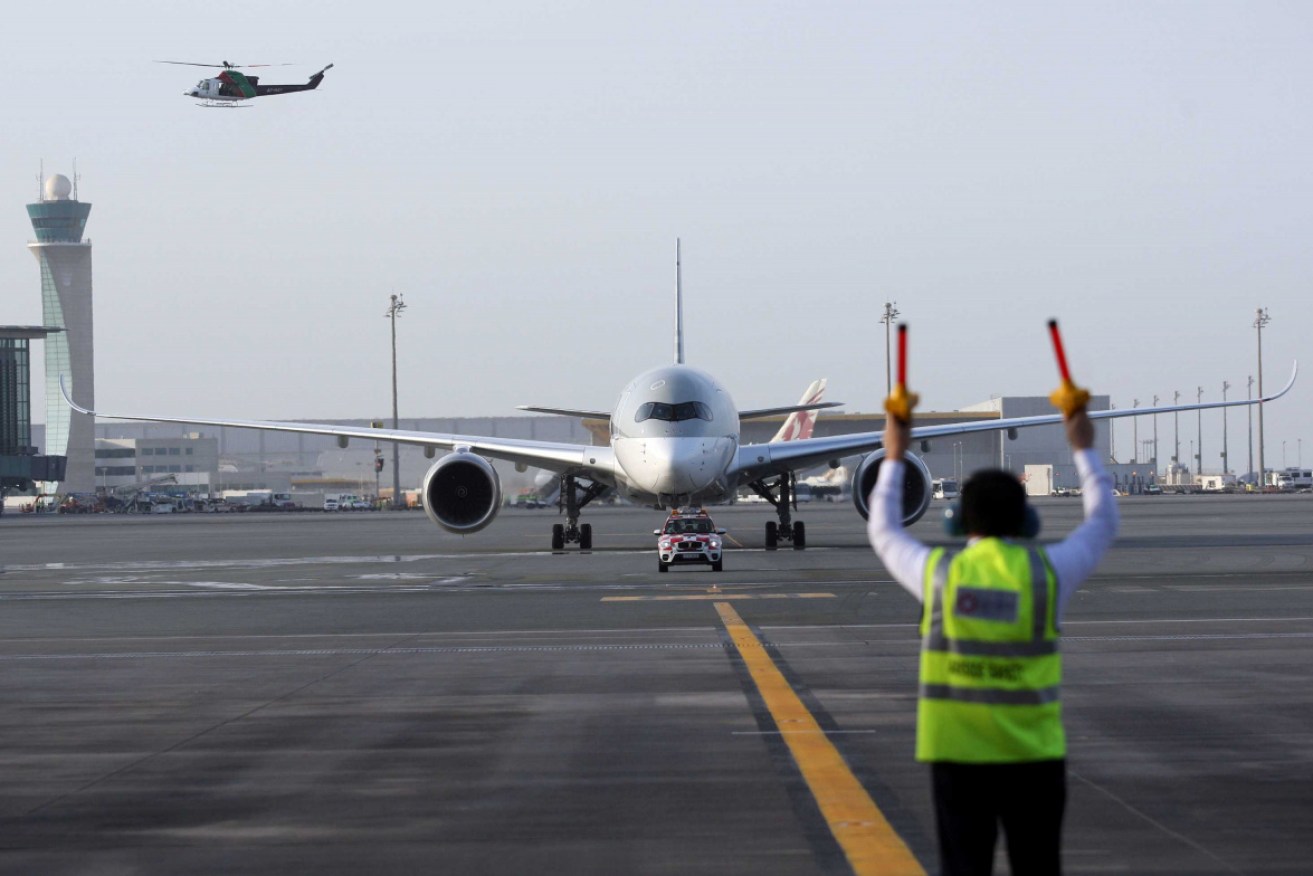 Hamad International Airport confirmed passengers were able to fly through there to Australia, as long as they have the correct documentation.