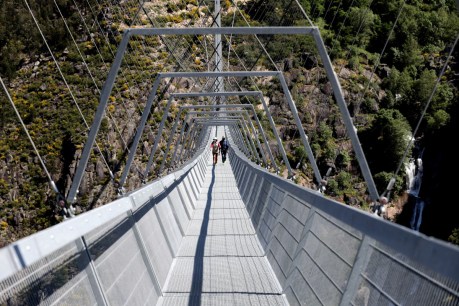 Step out on the world's longest suspension bridge