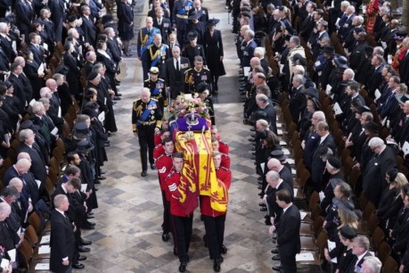 Royal family gathers for the burial of Queen Elizabeth II