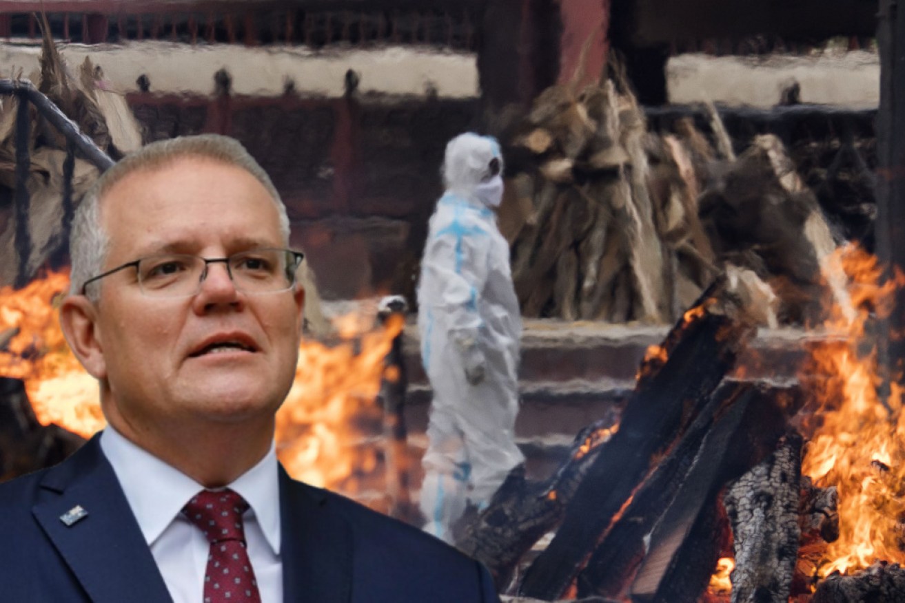 The government has threatened to jail Australian citizens returning from COVID-hit India.
