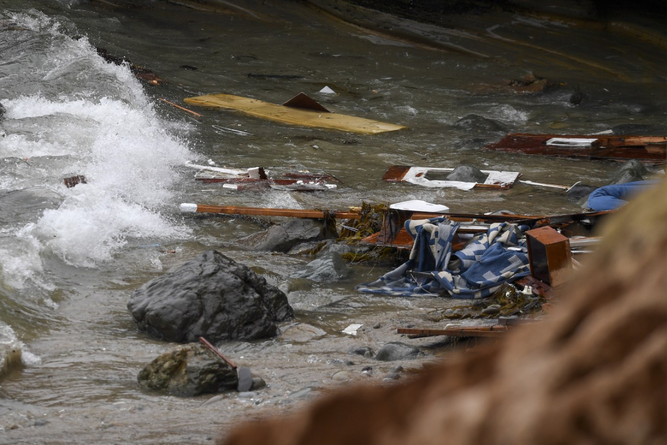 Agencies battled two-metre waves, high winds and chilly waters during the rescue effort.