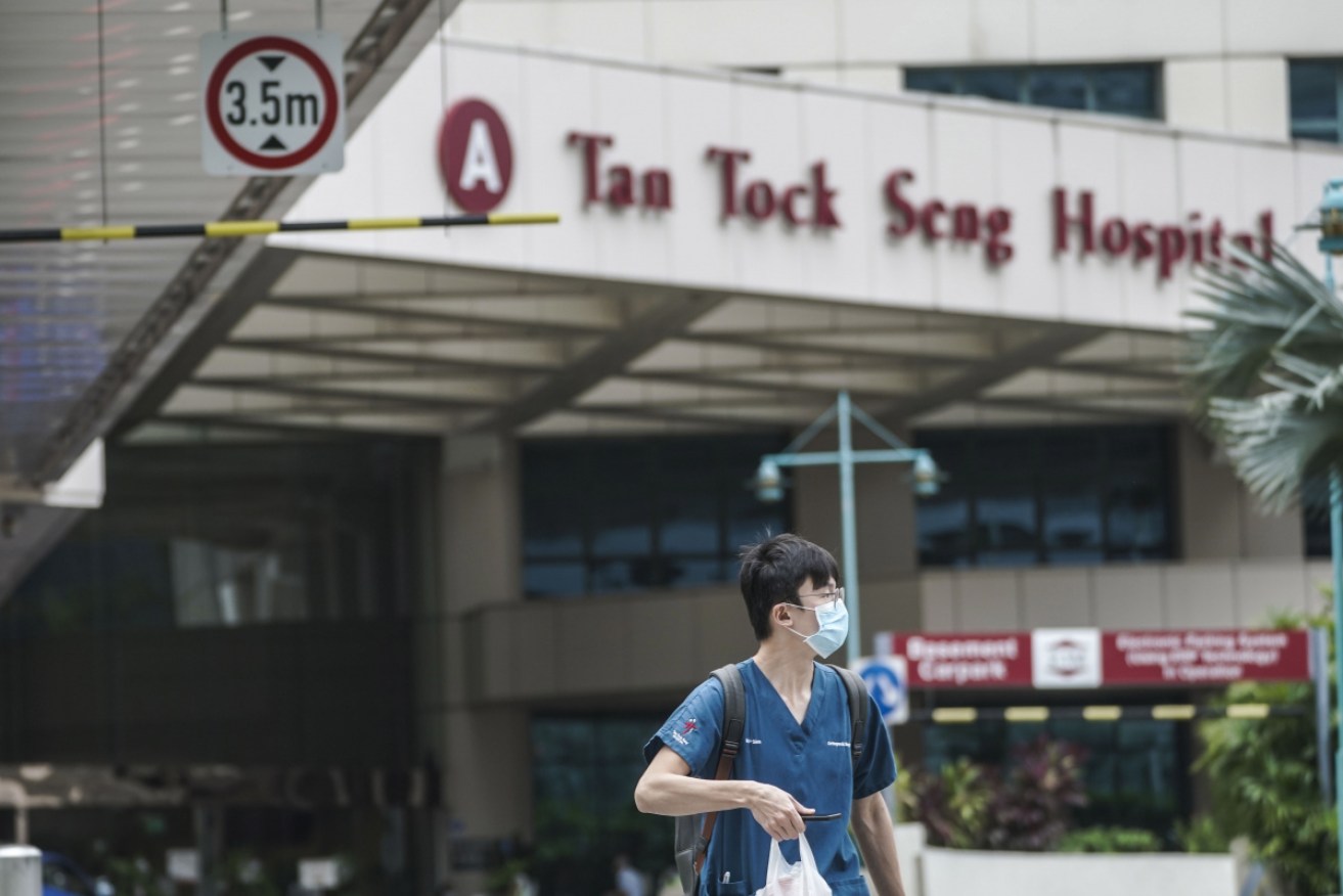 One of the new Singaporean COVID clusters began with a patient at the Tan Tock Seng hospital who initially tested negative.