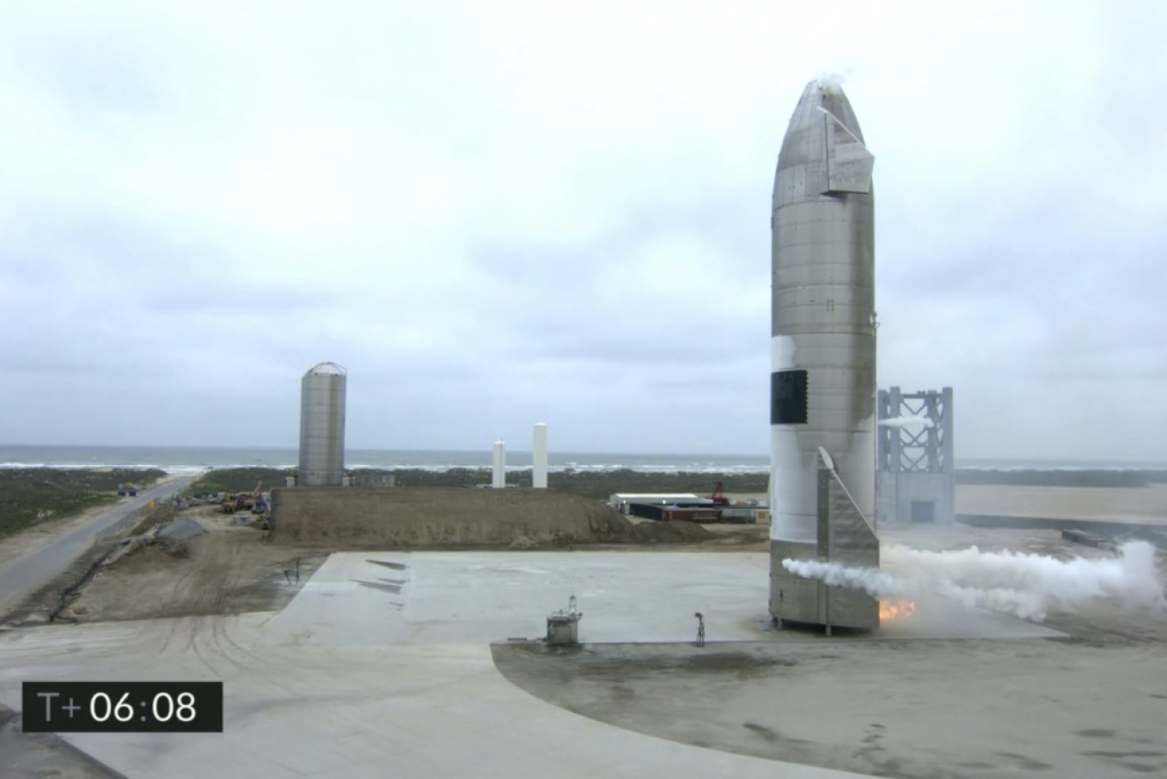 The Starship returned to Earth safely on Wednesday (US time).