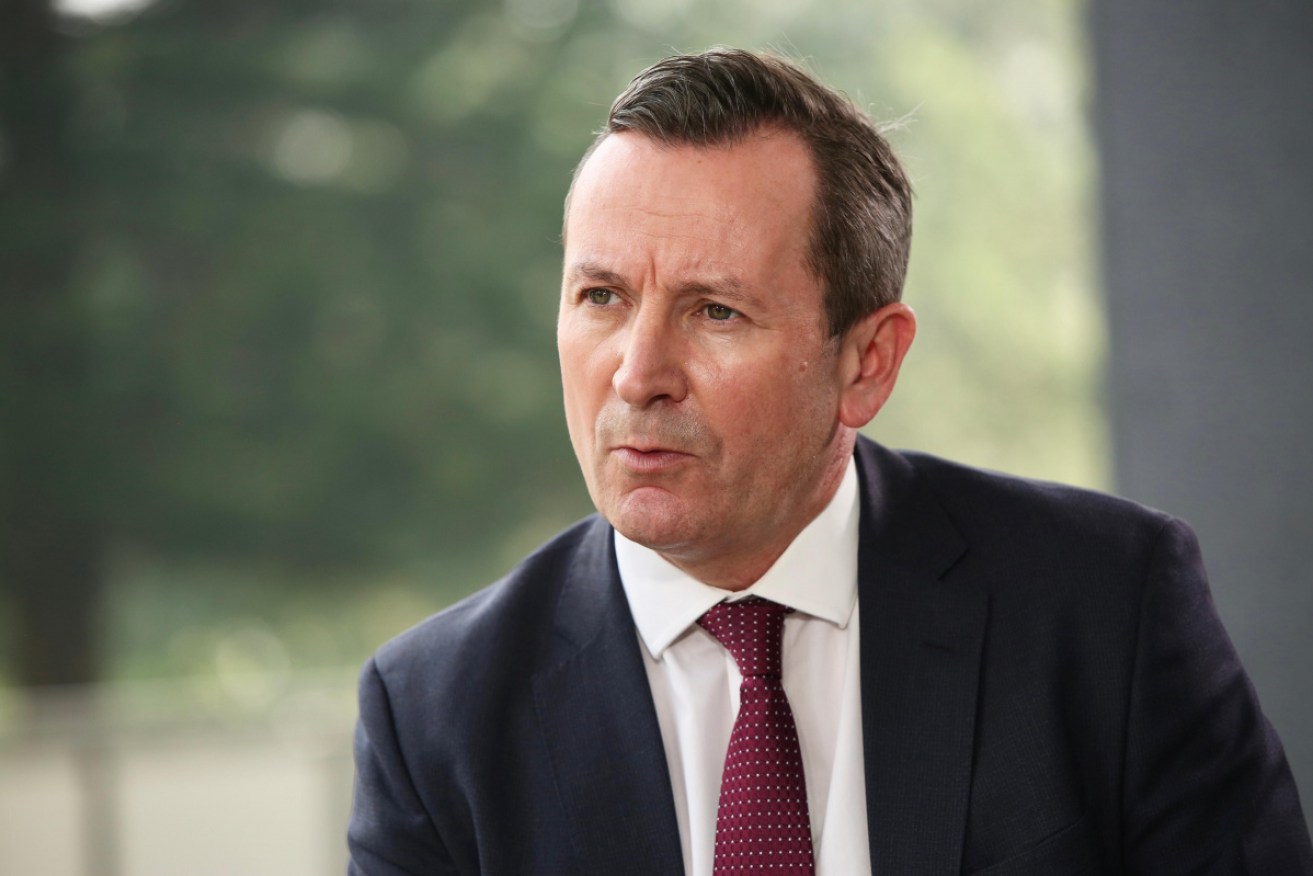 Premier Mark McGowan calls for any bit of information. 