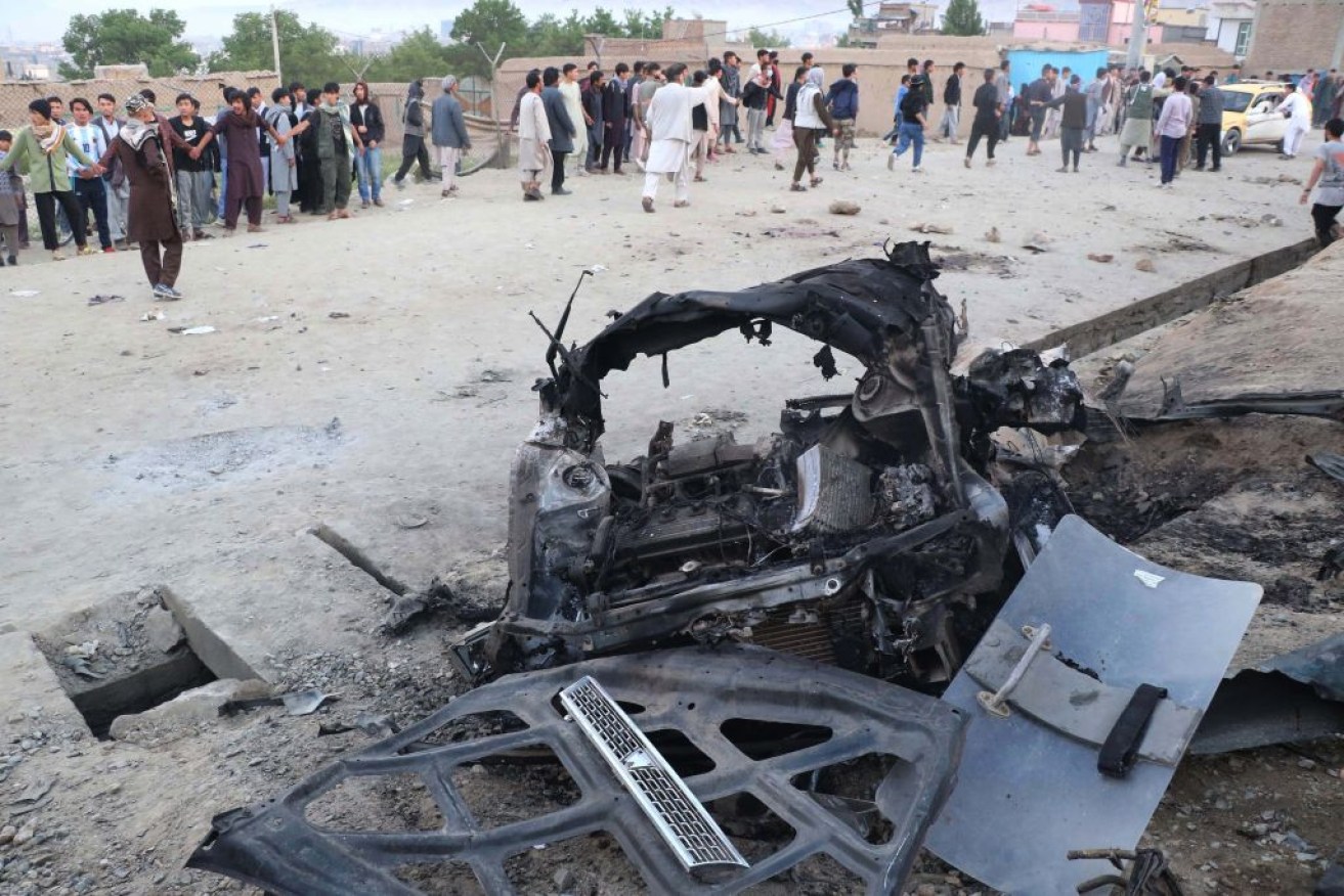 A school in an ethnic minority neighbourhood of the capital appears to have been the target.