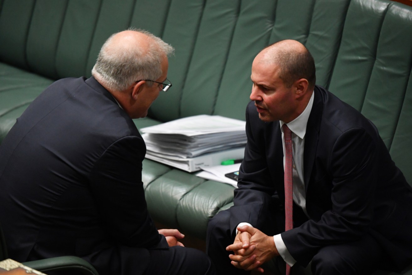 Prime Minister Scott Morrison and Treasurer Josh Frydenberg are hoping for a positive reaction.