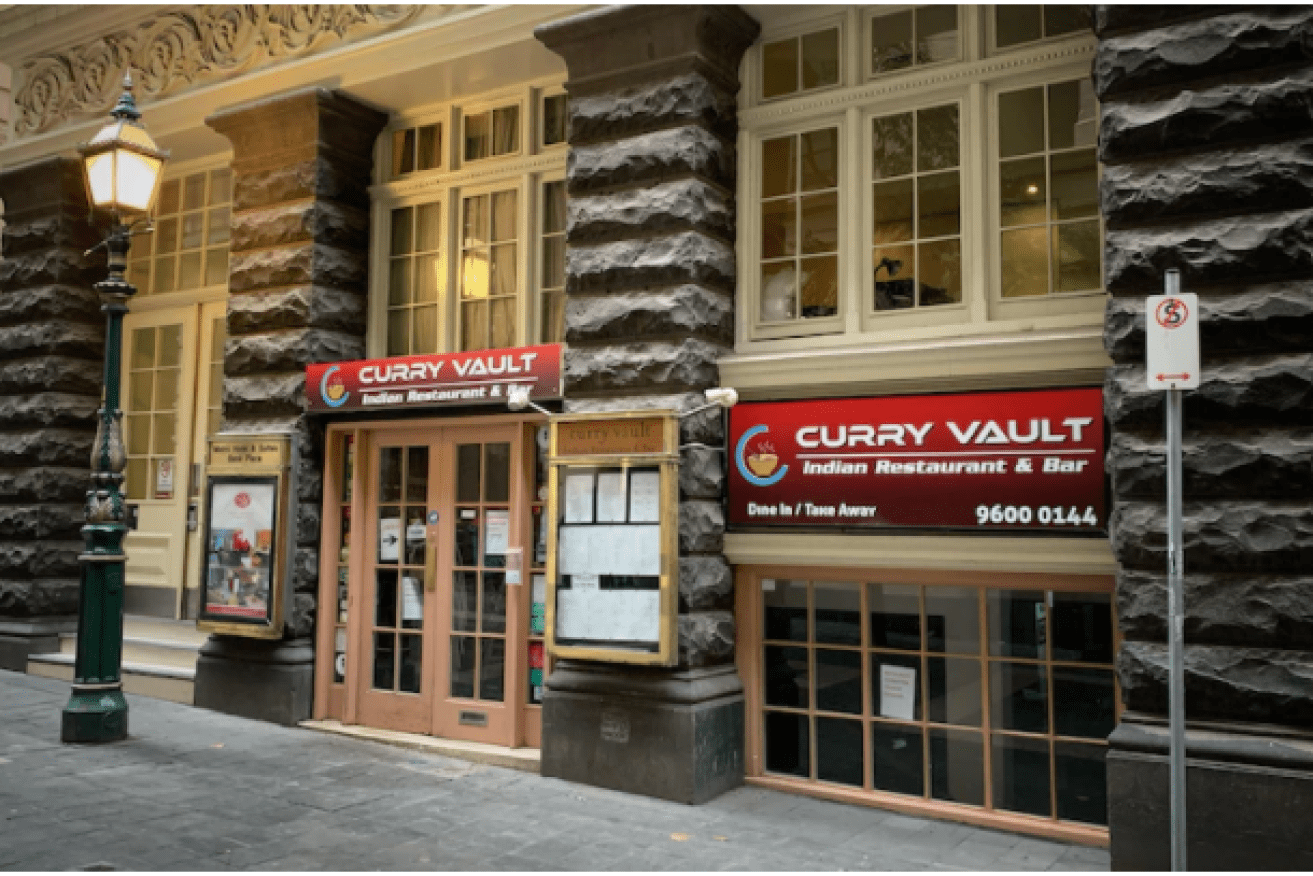 Some patrons did not use the QR code when dining at the Curry Vault restaurant last Friday, health officials said.