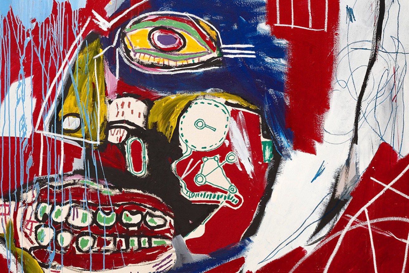 Jean-Michel Basquiat’s painting, <i>In This Case</i>, sold for well above the estimate of $50 million ($64 million).