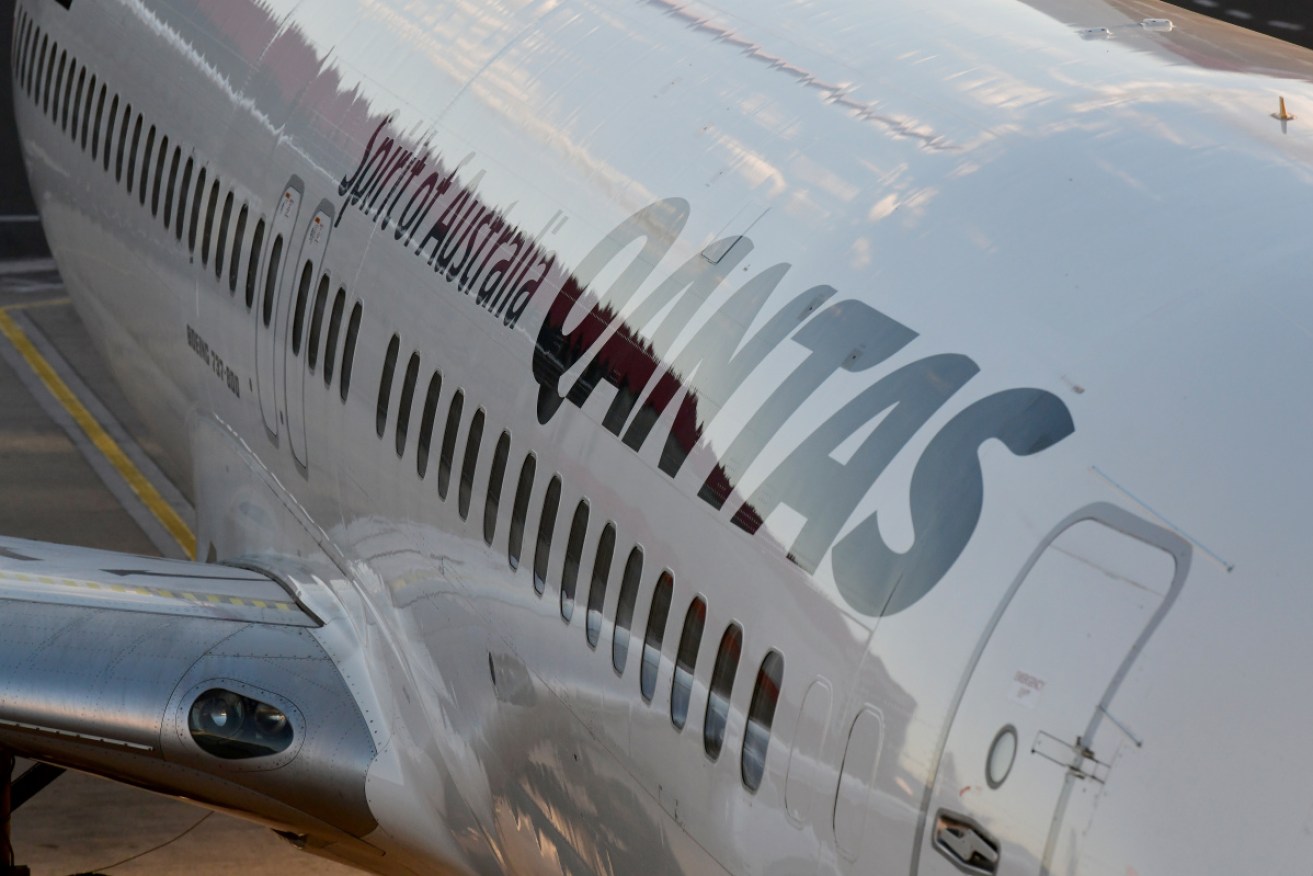 A QantasLink Newcastle to Brisbane flight has landed safely at Brisbane airport after a problem.