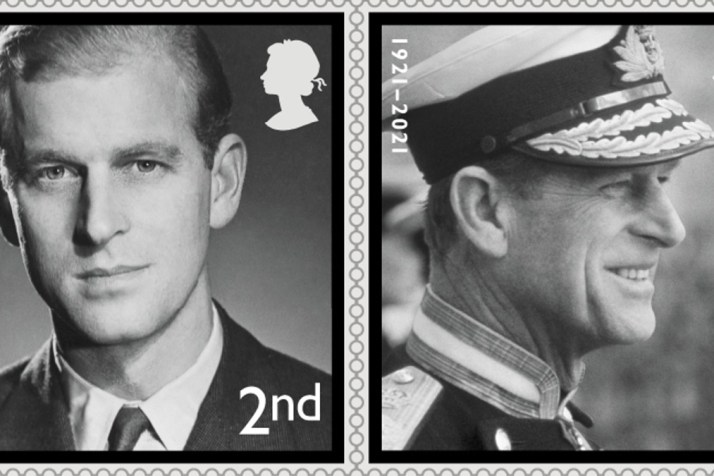 Stamps issued in memory of Prince Philip
