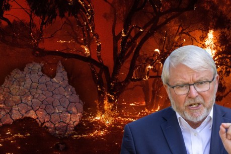 Rudd: Australia stands idle amid the climate crisis