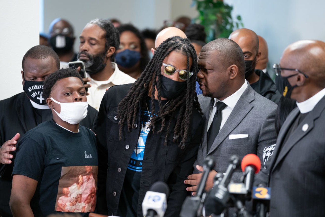 Andrew Brown's sons Khalil Ferebee and Jamiere Revell spoke publicly about the death in April. The family said it was an execution-style shooting. 