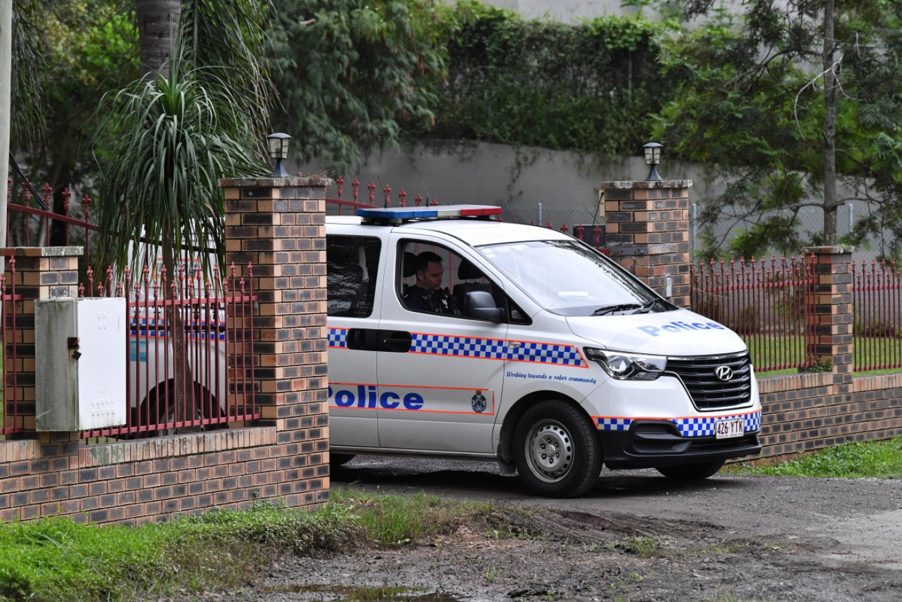 Police allege Cristian Lawlor left a loaded .22 calibre rifle inside a bag in the garage of the Taigum home.