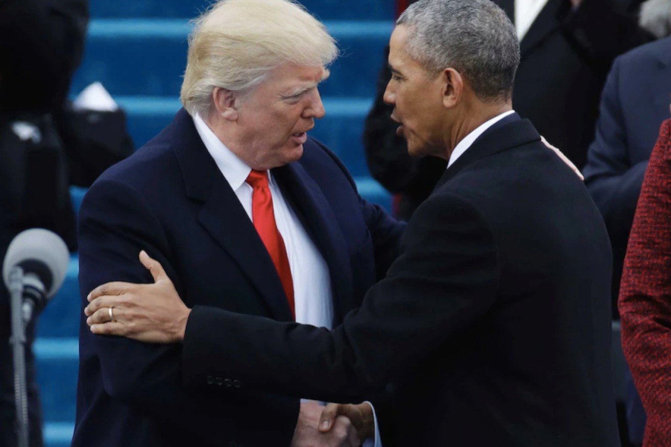 Donald Trump and Barack Obama were cordial during the transition in 2017, but a new book claims Obama spoke out in private.