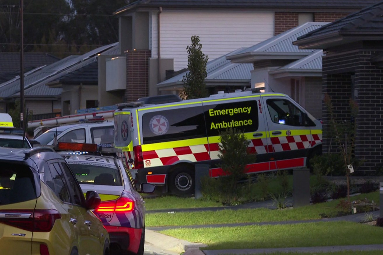 Emergency services were called to the Oran Park home just before 5:00pm.