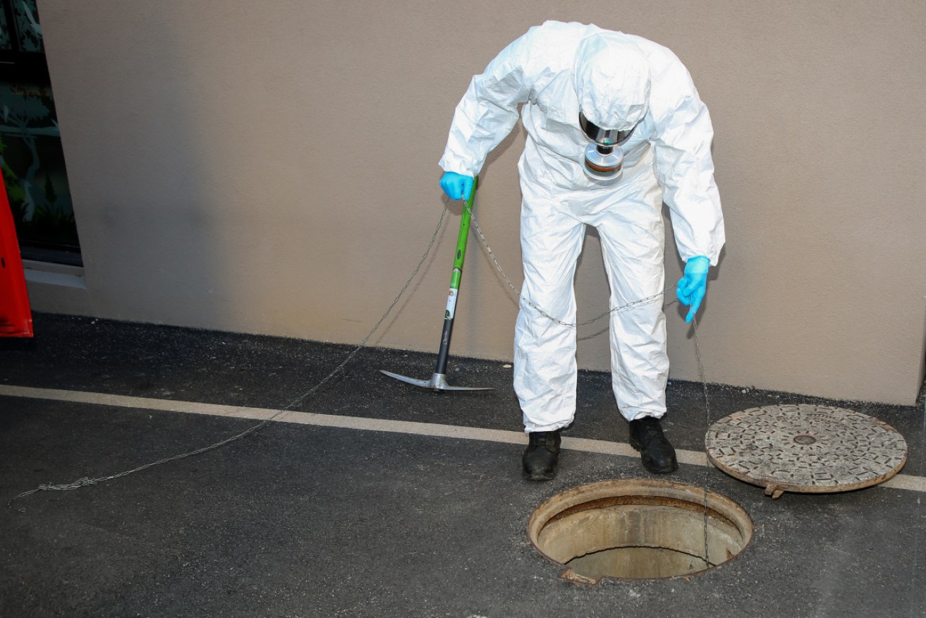 The sewer system affects more than 40,000 people.