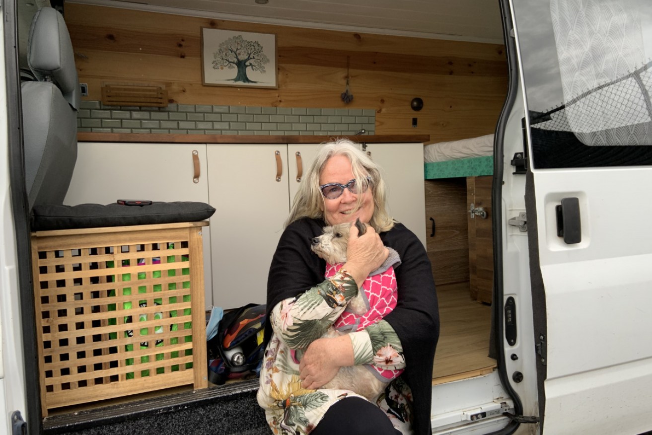 After children, divorce, surgeries and a pandemic, Margaret Linley, with Ree, has found freedom in her van. 