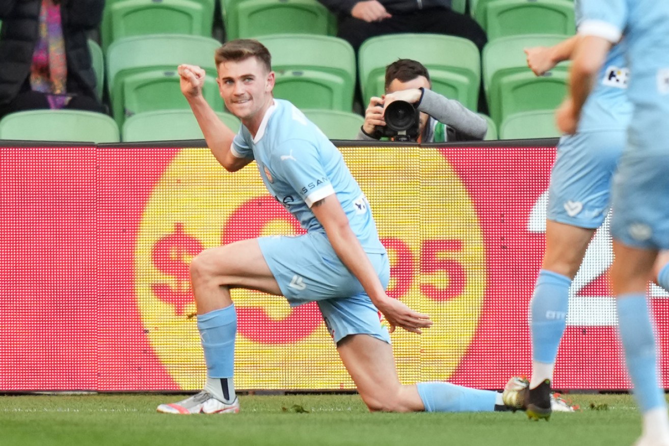 Melbourne City's Connor Metcalfe is one of three newcomers from the A-League in the Socceroos squad.