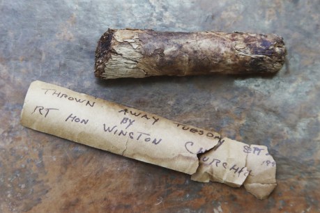 Discarded Winston Churchill cigar butt fetches $7670 at auction