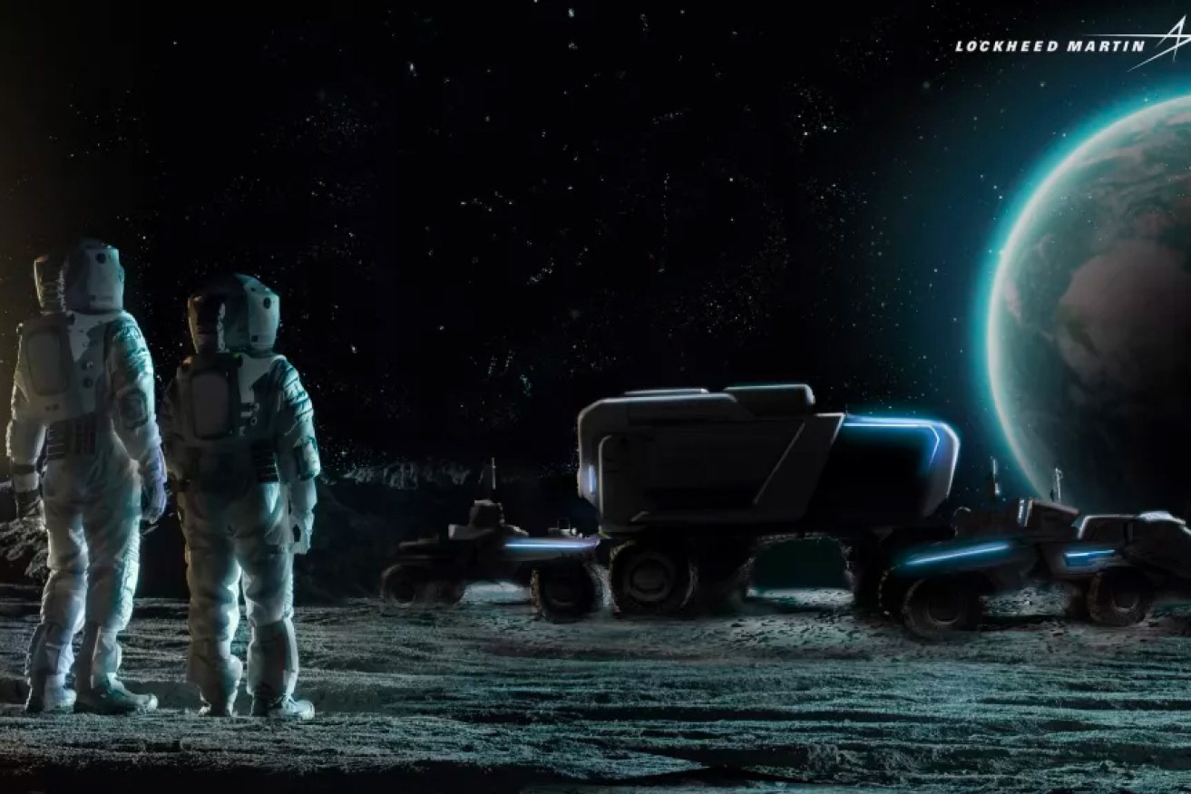 General Motors and Lockheed Martin have revealed the first plans for their Moon rover.