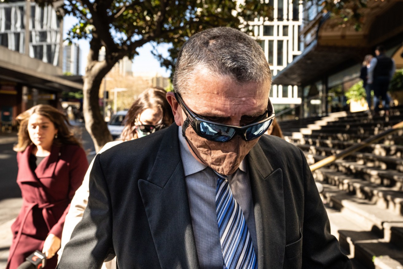 Mark Follington leaves court after Thursday's verdict.