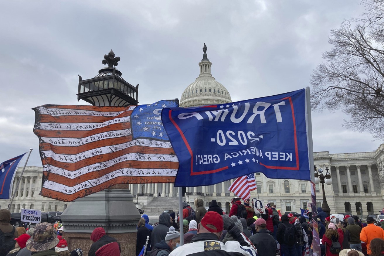 Donald Trump's election conspiracy theories led to his supporters storming the US capitol.