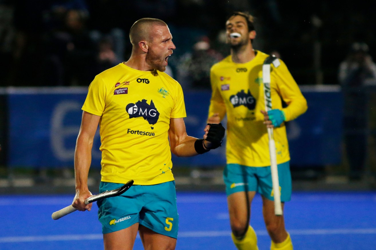 Tom Wickham netted twice for the Kookaburras in a 5-1 victory over New Zealand on Tuesday.