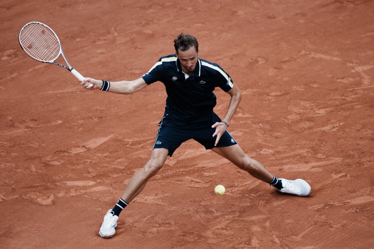 Daniil Medvedev is enjoying the Paris clay for a change and is through to the French Open's last 16.