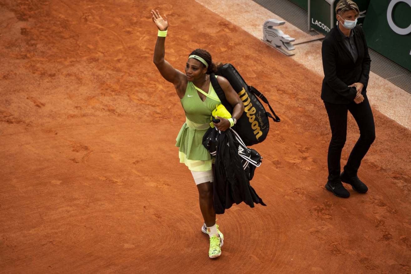 Does the wave signal Serena's final appearance at Roland Garros?