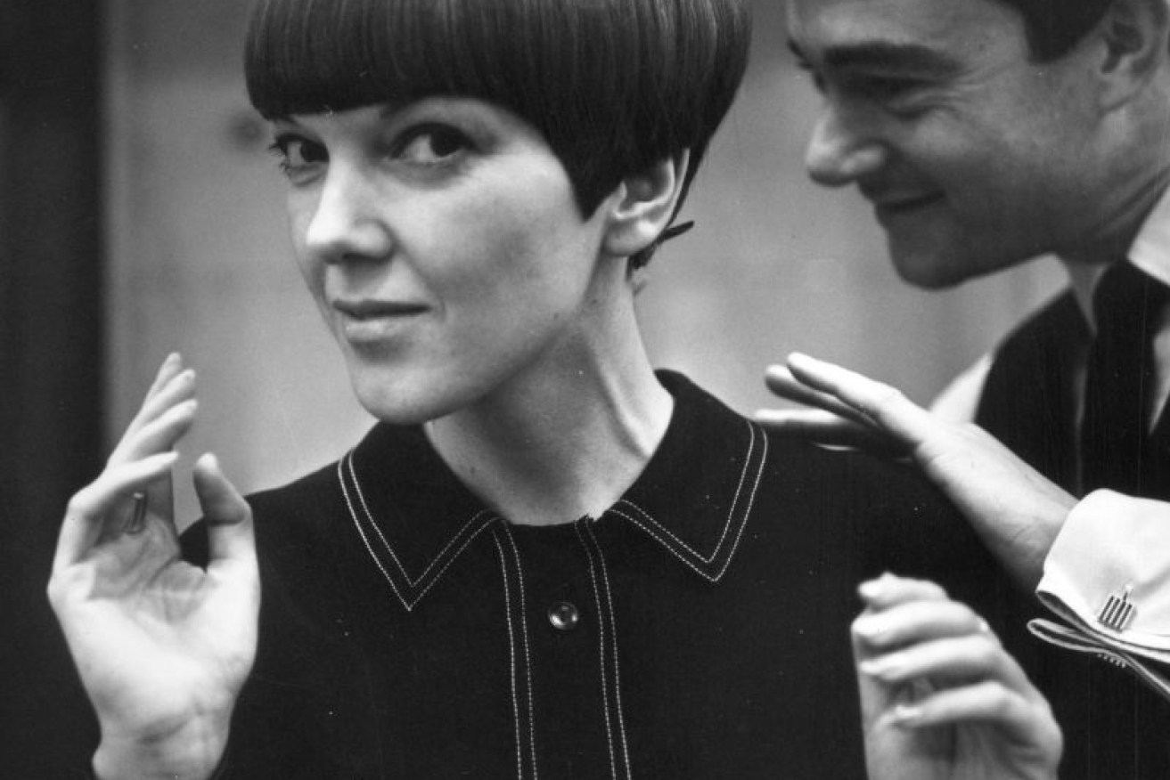 Mary Quant and Vidal Sassoon, 1964.